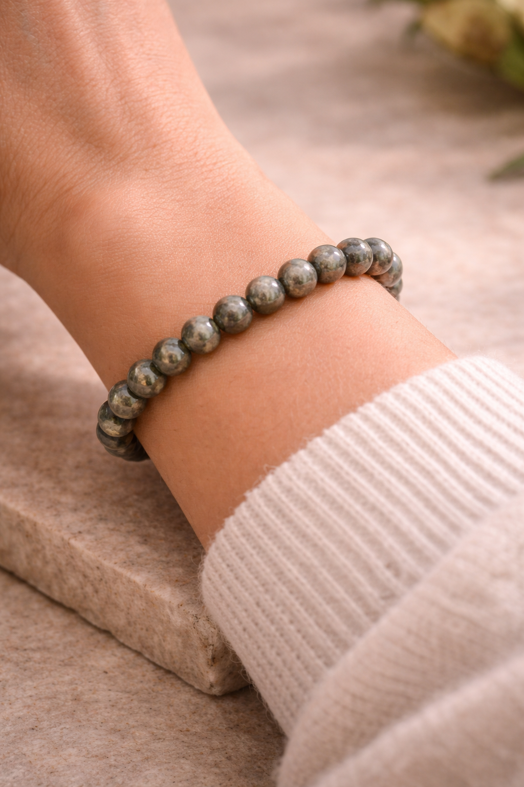 Pyrite Natural Wealth Bracelet (8mm)