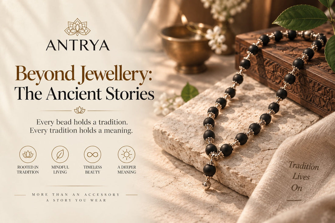 Beyond Jewellery: The Ancient Stories Hidden in Rudraksha, Karungali & Sacred Beads