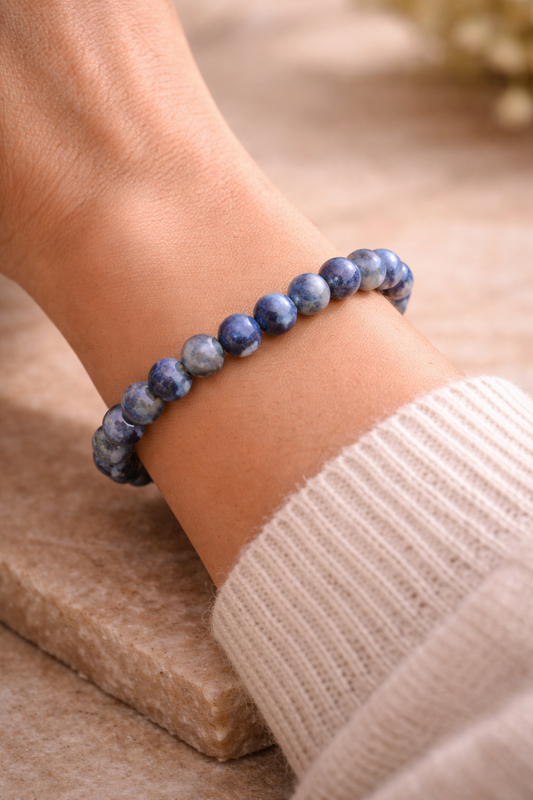 Lapis Lazuli Wisdom & Truth Bracelet (8mm)