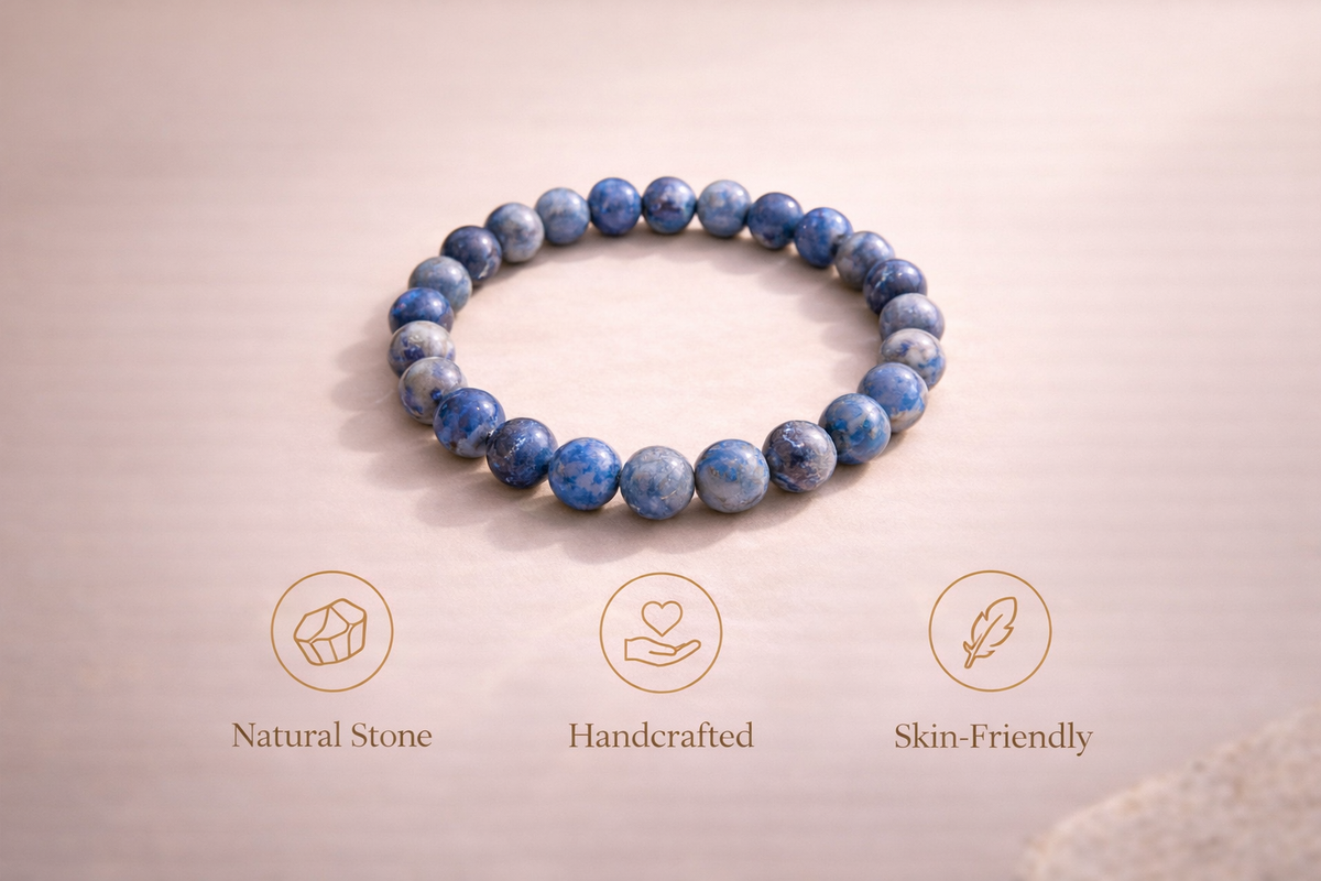 Lapis Lazuli Wisdom & Truth Bracelet (8mm)