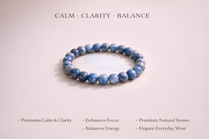 Lapis Lazuli Wisdom & Truth Bracelet (8mm)