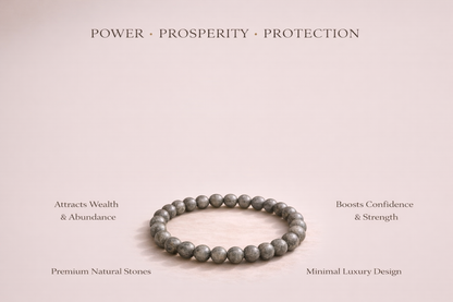 Pyrite Natural Wealth Bracelet (8mm)