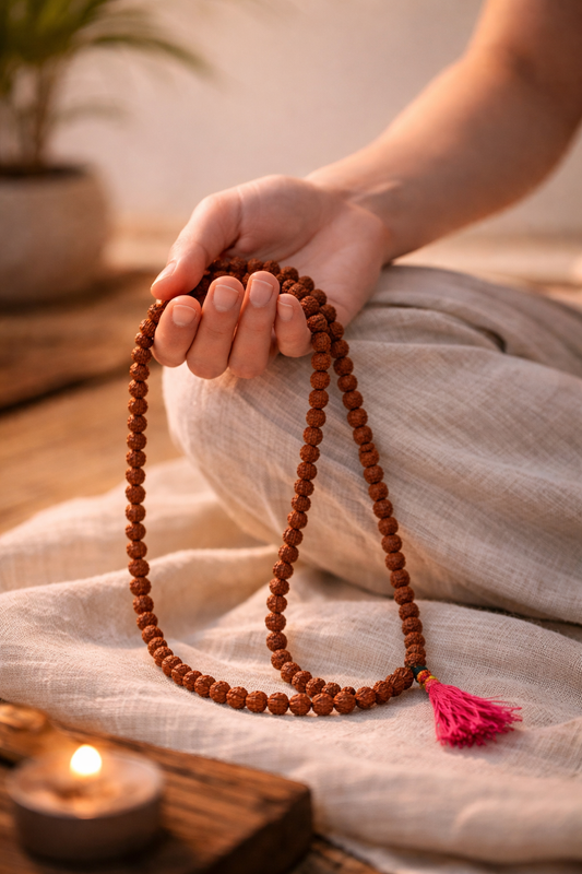 Rudraksha 108 Beads Meditation Mala