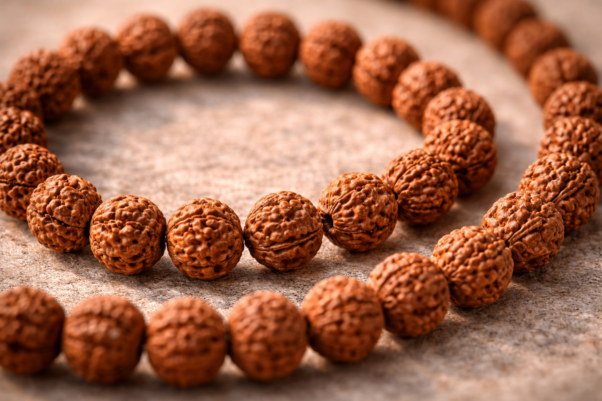 Rudraksha 108 Beads Meditation Mala