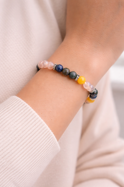 Cancer Love & Emotional Healing Bracelet (8mm)