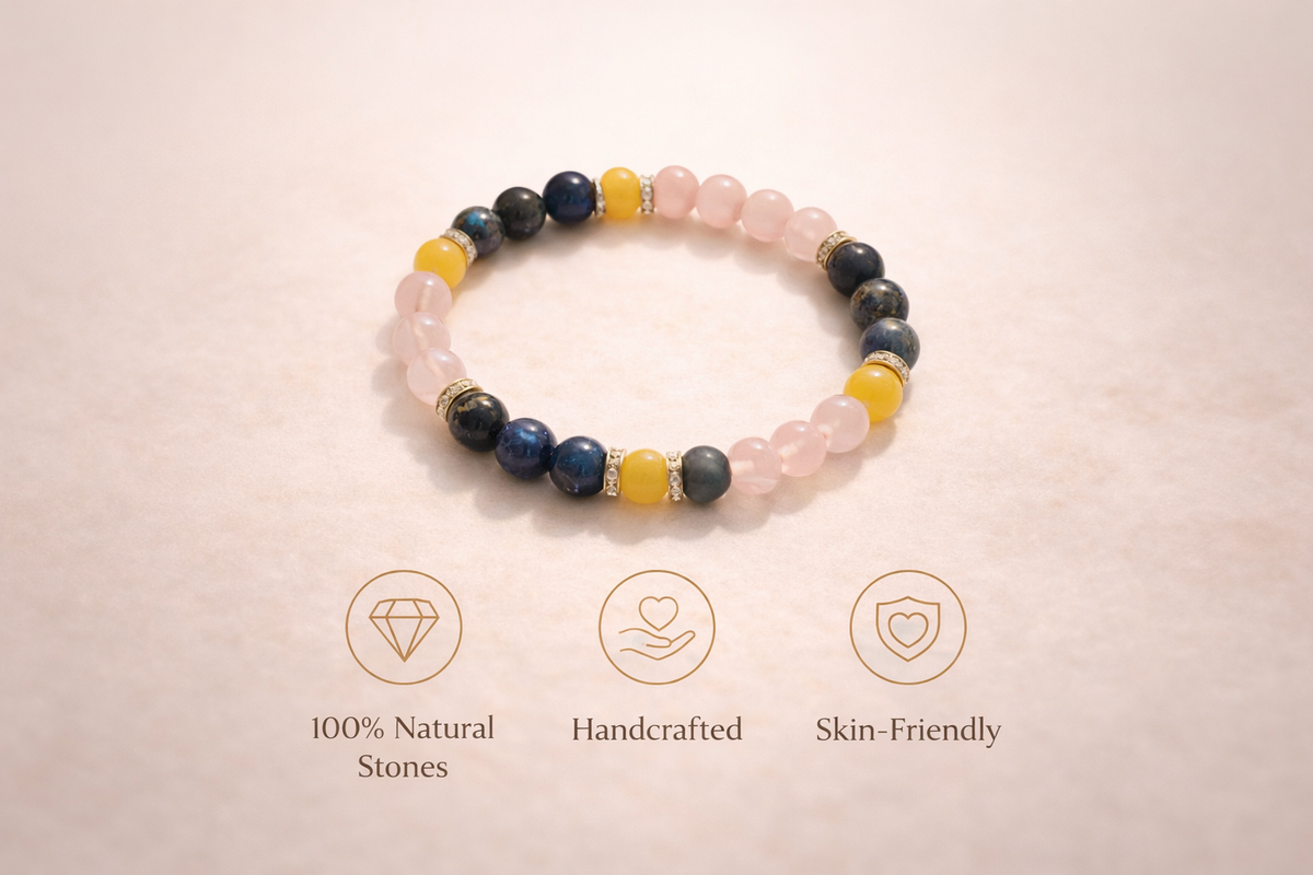 Cancer Love & Emotional Healing Bracelet (8mm)
