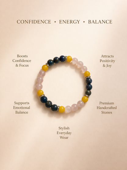 Cancer Love & Emotional Healing Bracelet (8mm)