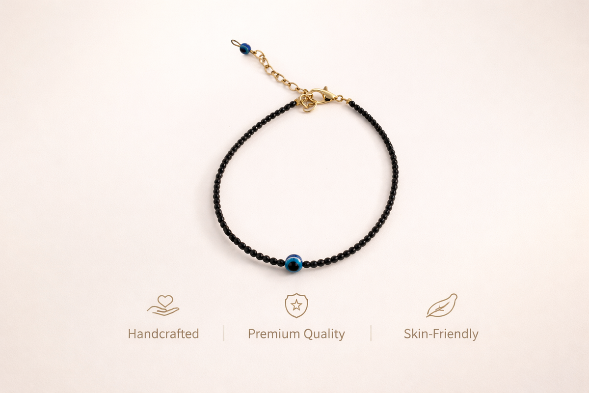 Evil Eye Protection Charm Anklet