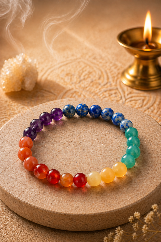 7 Chakra Energy Balance Bracelet (8mm)