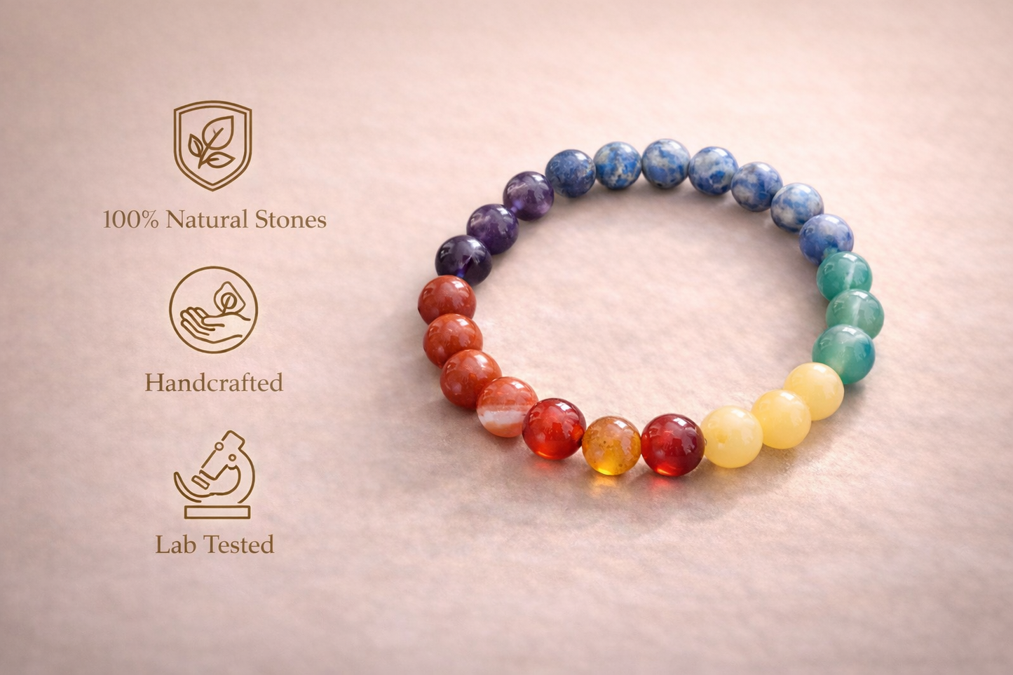 7 Chakra Energy Balance Bracelet (8mm)