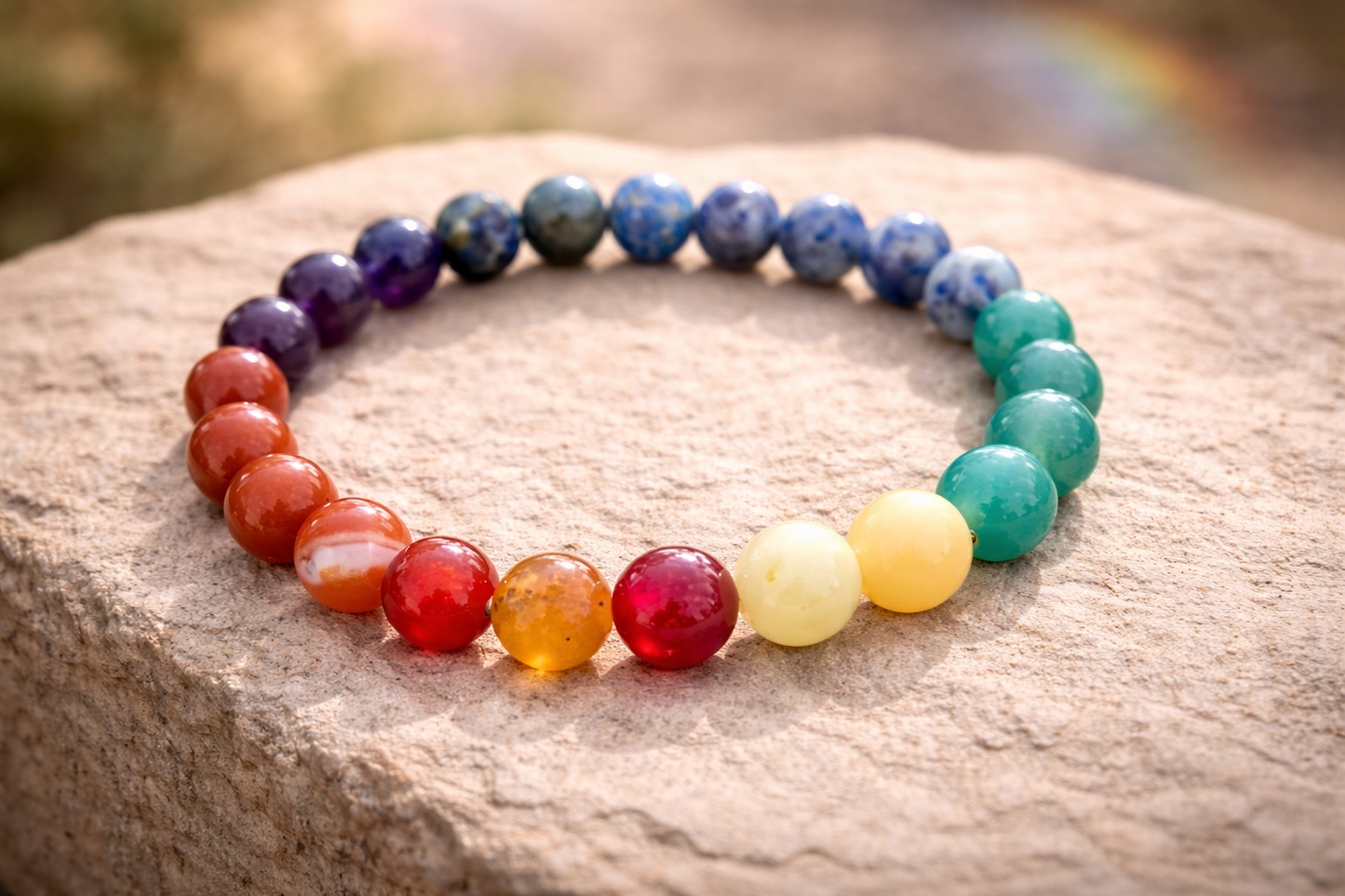 7 Chakra Energy Balance Bracelet (8mm)