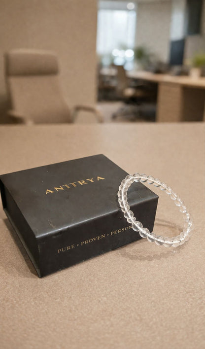 Clear Quartz Energy Amplifier Bracelet (8mm)