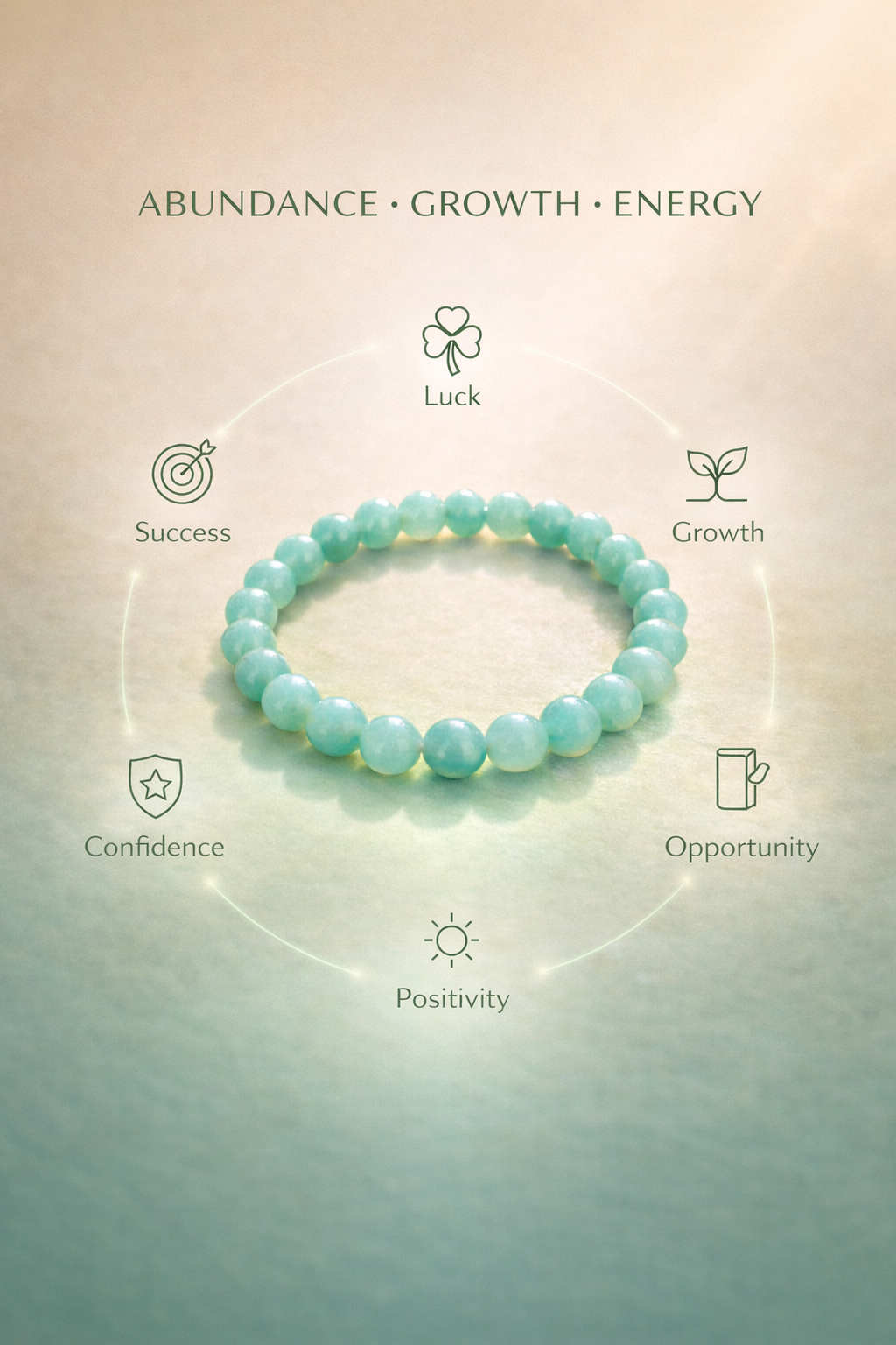 Green Aventurine Opportunity Bracelet (8mm)