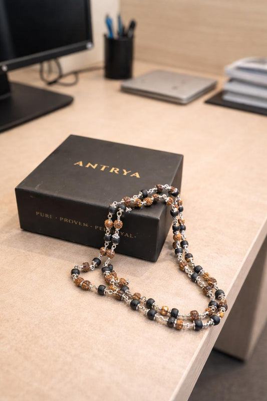 Rudraksha Karungali Divine Protection Mala