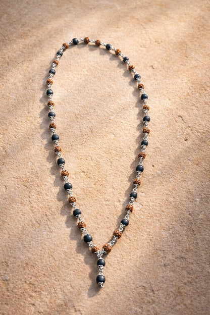 Rudraksha Karungali Divine Protection Mala
