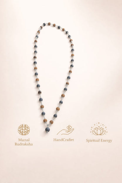 Rudraksha Karungali Divine Protection Mala