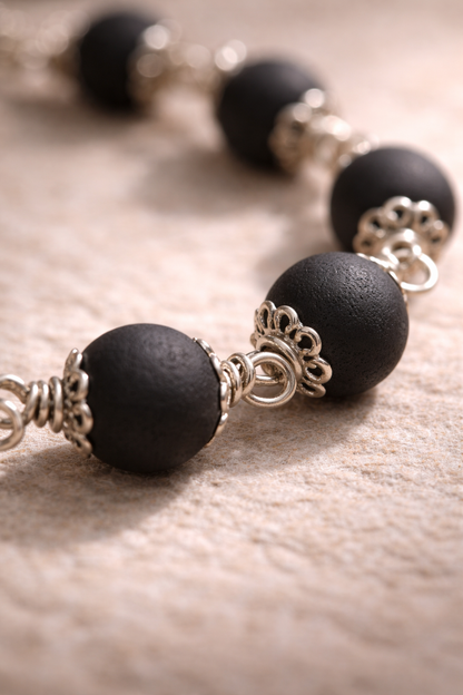 Karungali Silver Protection Bracelet