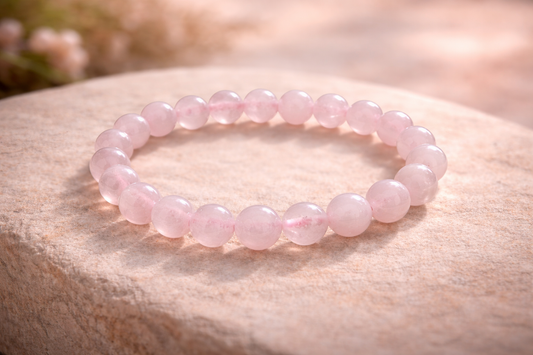 Rose Quartz Love Attraction Bracelet (8mm)