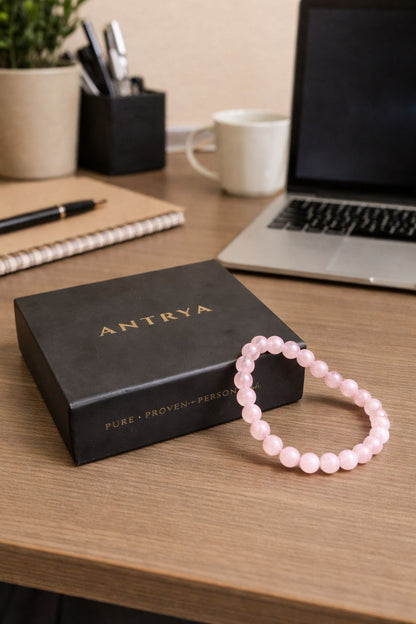 Rose Quartz Love Attraction Bracelet (8mm)