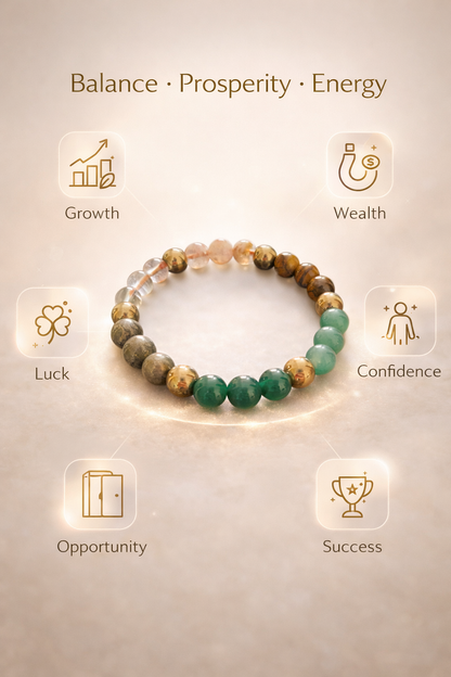 Dhan Yog Wealth Attraction Bracelet (8mm)