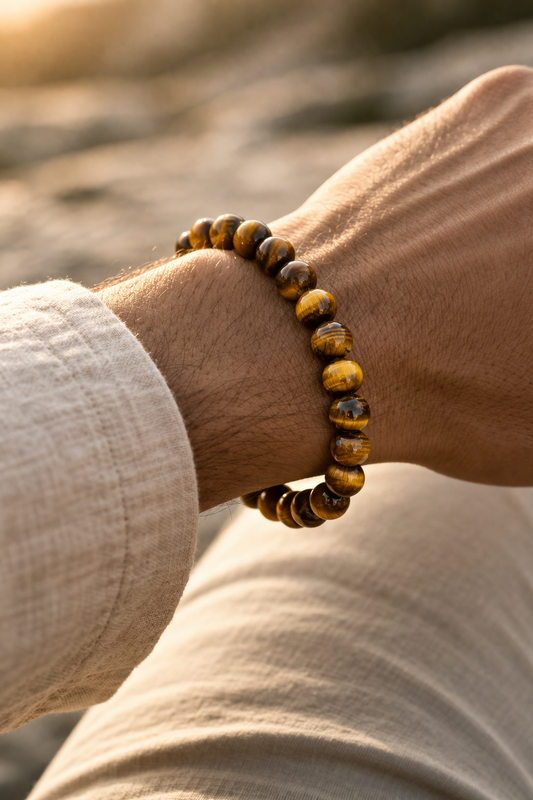 Tiger Eye Courage & Protection Bracelet (8mm)