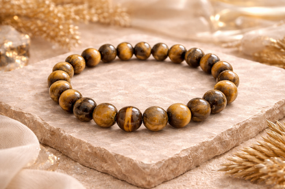 Tiger Eye Courage & Protection Bracelet (8mm)