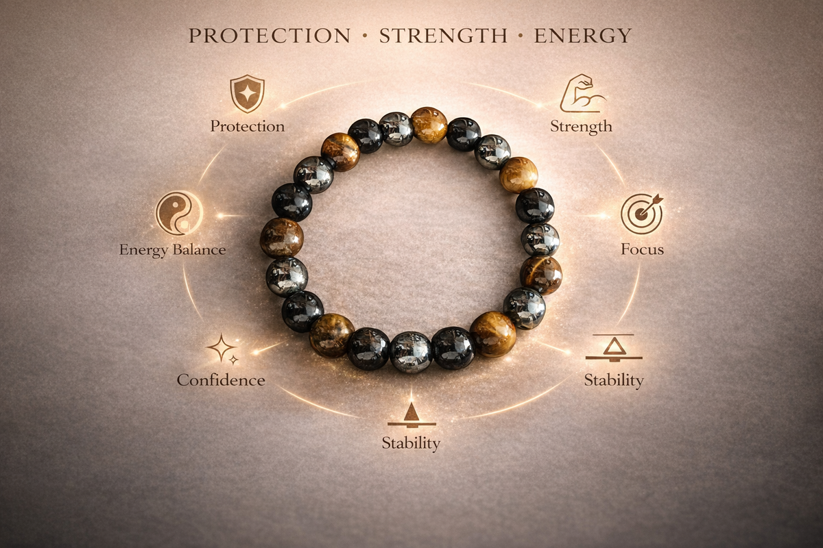 Triple Protection Shield Bracelet (8mm)