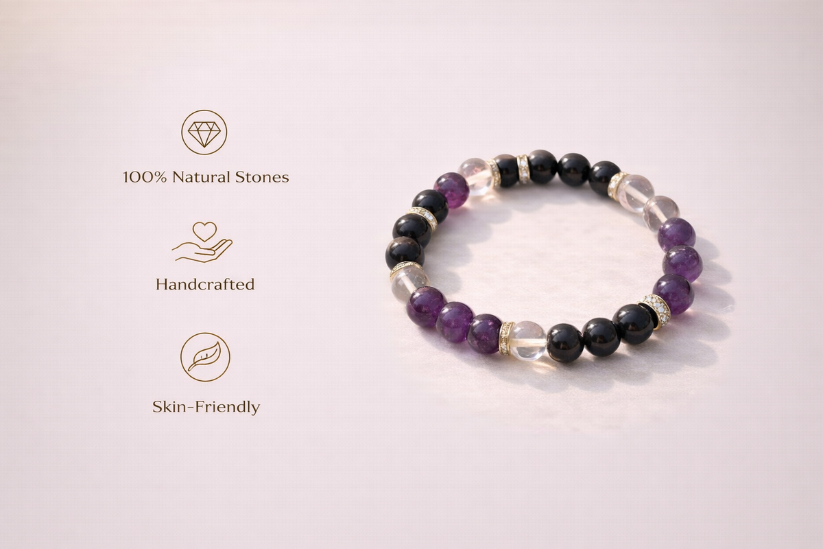 Aquarius Intuition & Clarity Bracelet (8mm)