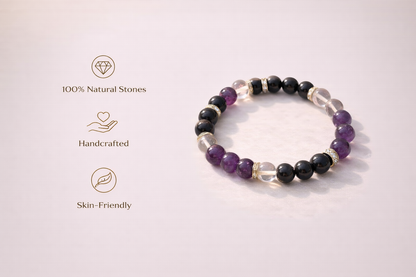 Aquarius Intuition & Clarity Bracelet (8mm)